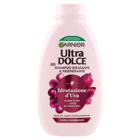 Garnier Ultra Dolce Shampoo Idratante & Rigenerante Idratazione d'Uva 300 ml